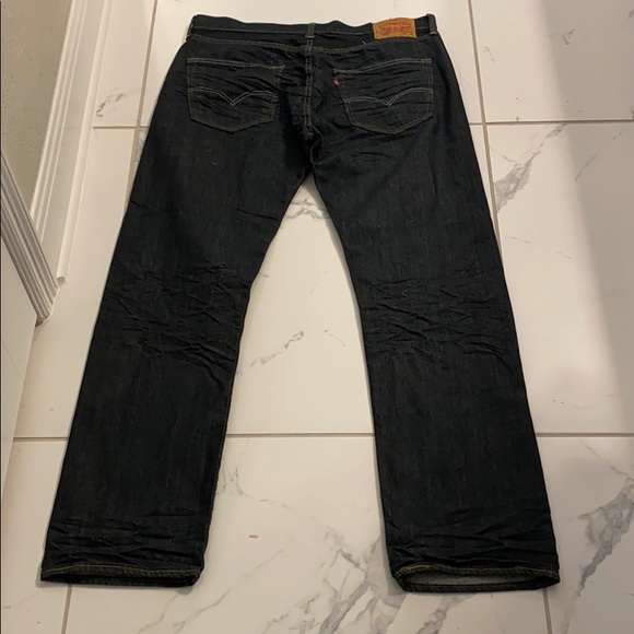 Levi’s 501 Button Fly Jeans 36/32. Straight Leg - Picture 3 of 8
